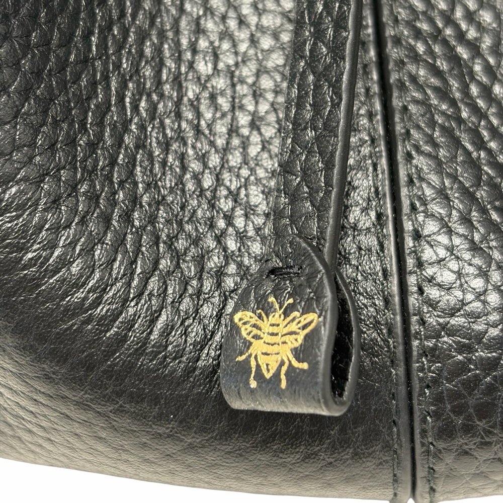 Aspinal Large Paris Black Pebble Bag, NWT - Picture 6 of 16
